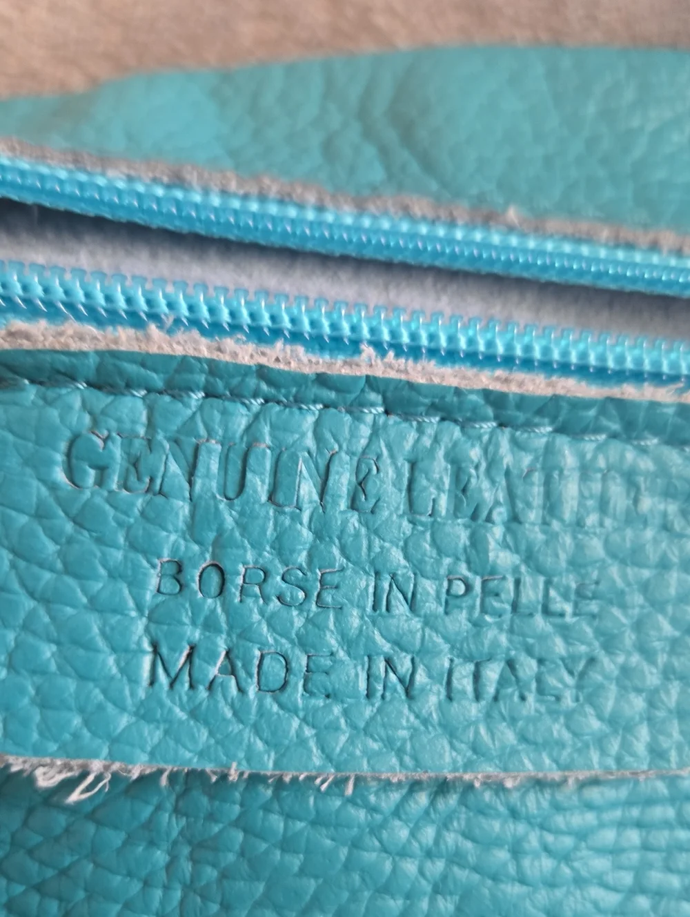 Borse In Pelle Italian Leather Teal Leather Tote Bag - Stylish Everyday Women’s